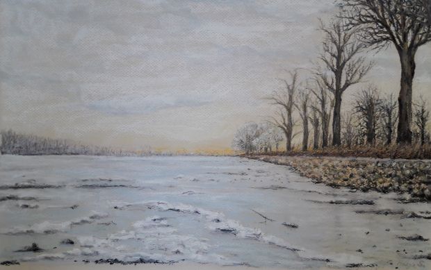 Winter at the Rhein, 2017